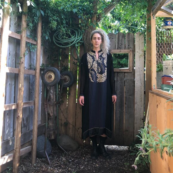 Formal Beaded Kurti | Indian Tunic Dress - Picture 1 of 9